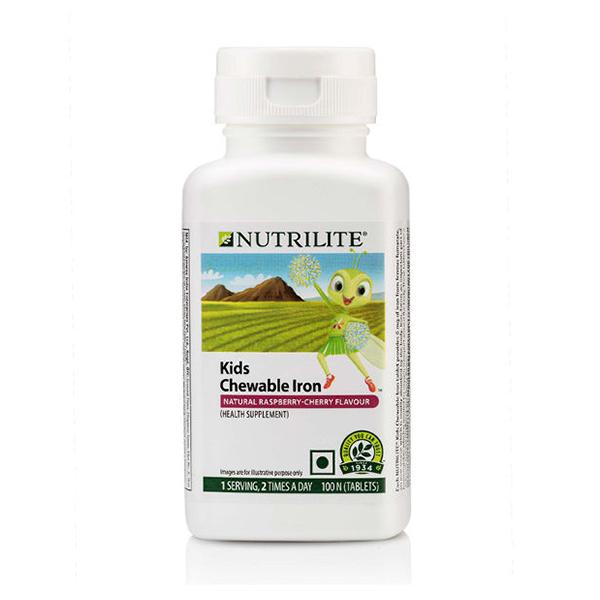 NUTRILITE KIDS CHEWABLES IRON TABLET 100'S online at best price