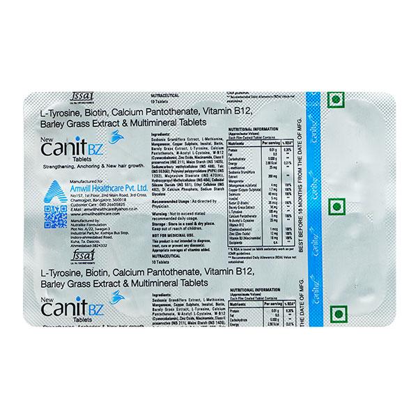 CANIT BZ Tablet 10's