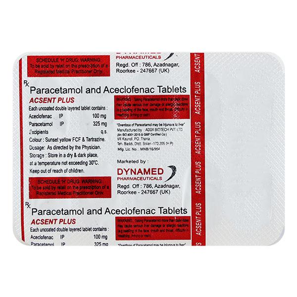 ACSENT PLUS Tablet 10's