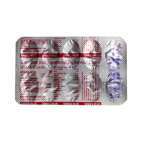 Spirex Plus Capsule 10's Price, Uses, Side effects, Substitutes | Netmeds