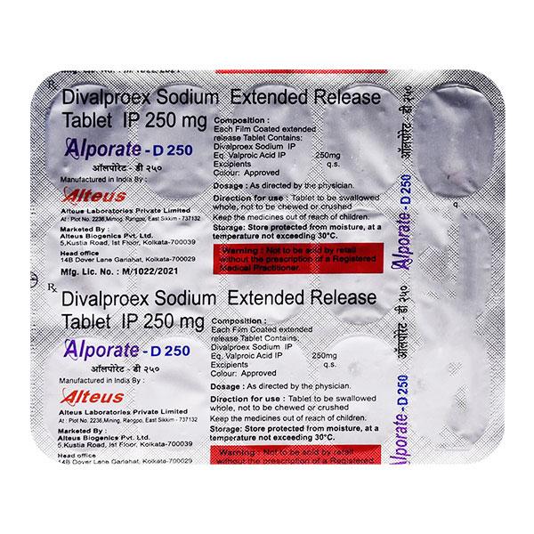 ALPORATE D 250 Tablet 15's Price, Uses, Side effects, Substitutes | Netmeds