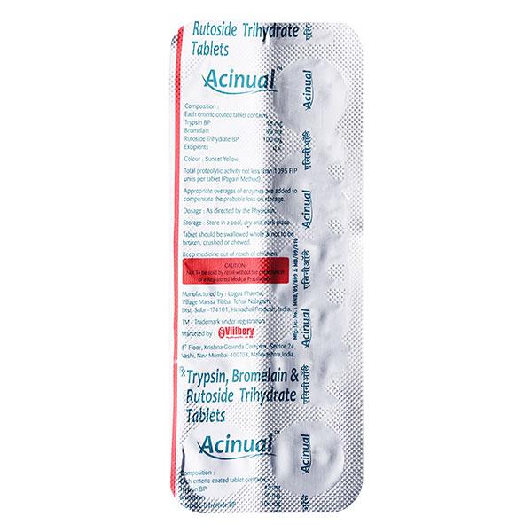 ACINUAL Tablet 10's