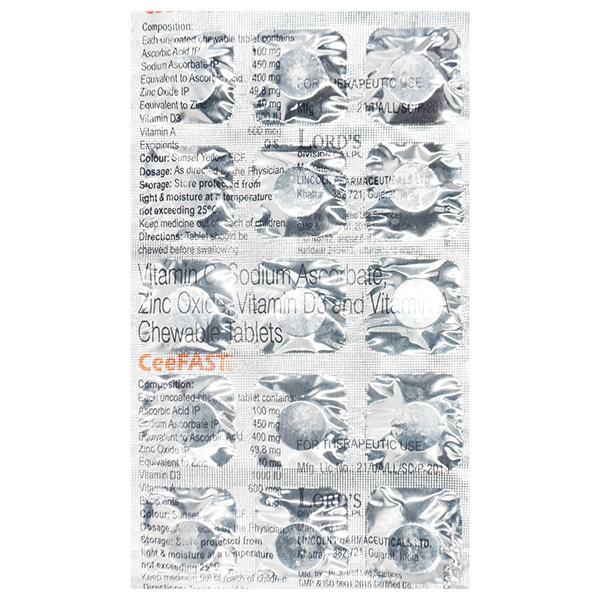 CEEFAST Chewable Tablet 15's