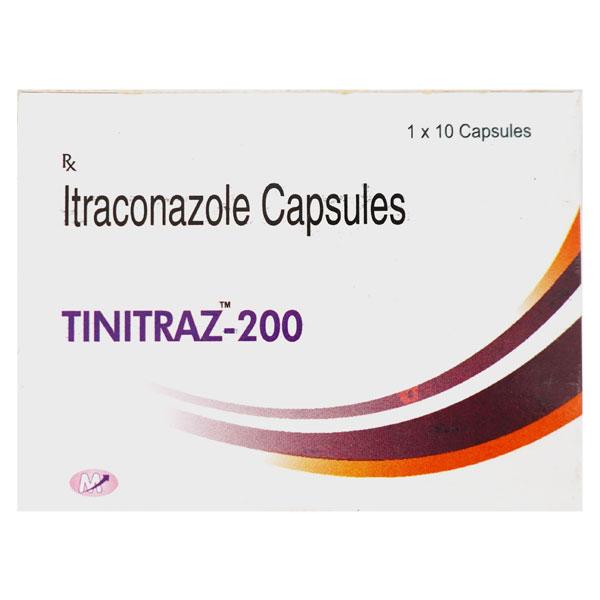 TINITRAZ 200mg Capsule 10's
