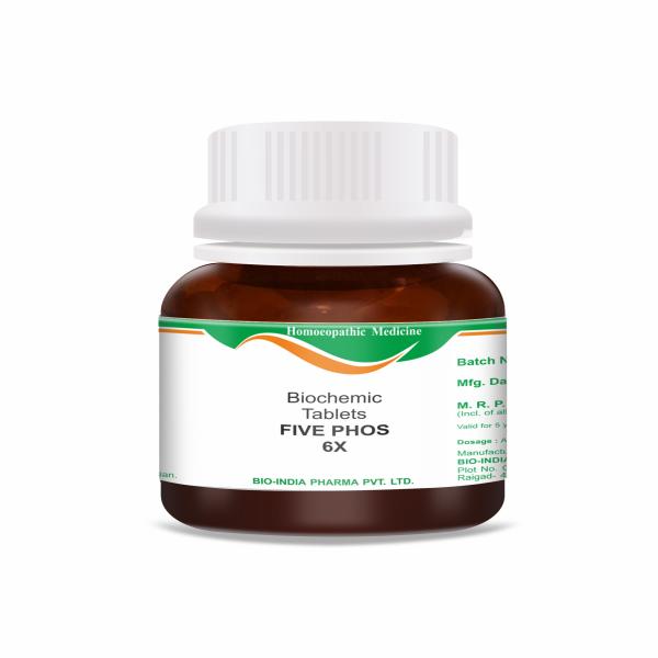 Bio-India's Biochemic Tablet - Five Phos 6X 25 gm Online at Best Price ...