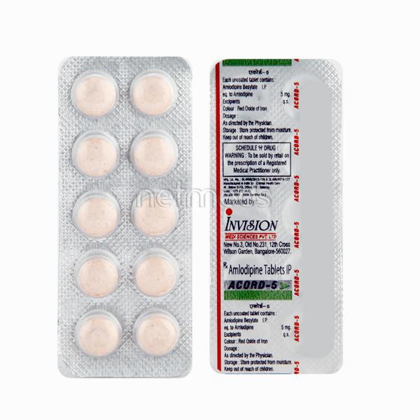 Acord 5mg Tablet 10'S