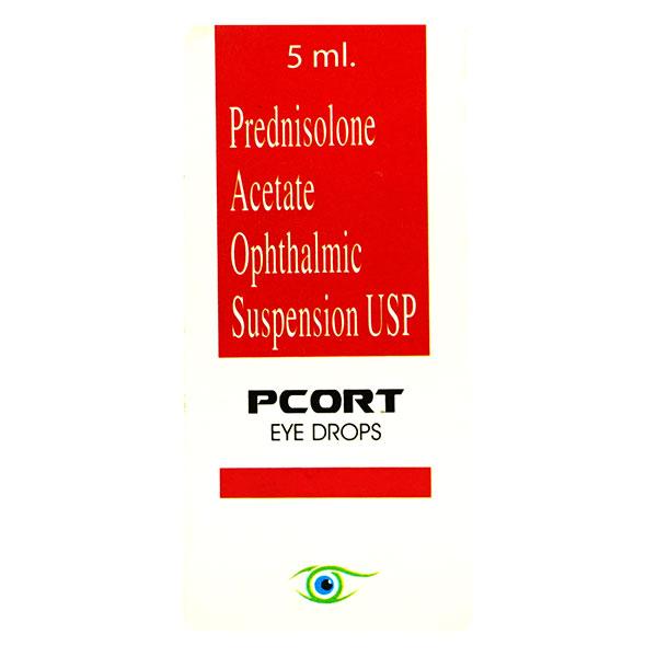Pcort 1% Eye Drops 5ML Price, Uses, Side effects | Netmeds