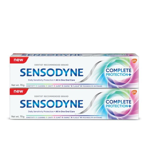 Sensodyne New Complete Protection+ Toothpaste - Pack of 2 x 70 gm ...