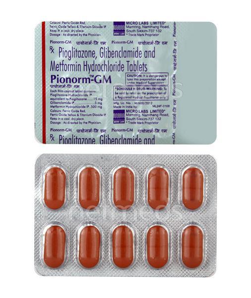 Pionorm GM Tablet 10'S