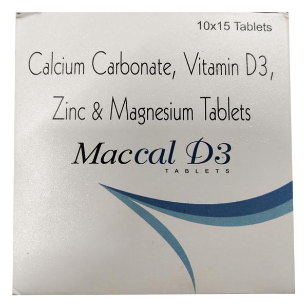 MACCAL D3 Tablet 15's Price, Uses, Side effects, Substitutes | Netmeds