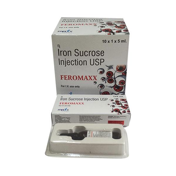 Buy FEROMAXX Injection 5ml Online at Upto 25% OFF | Netmeds