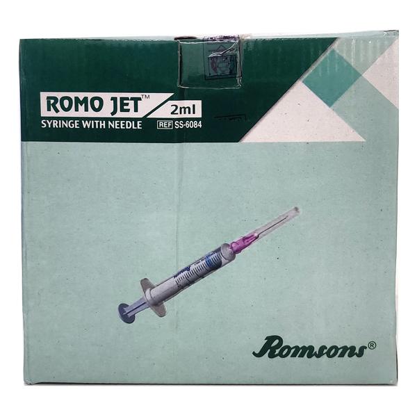 Romsons Romo Jet Syringe with Needle 2 ml (24G) (SS-6084) Online at ...