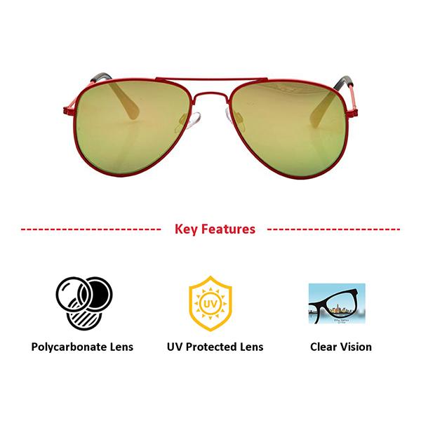 Buy Vision Express Kids 51090 Aviator Pink Nickel Silver