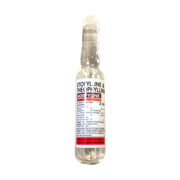 NORFYLINE Injection 2ml Price, Uses, Side effects, Substitutes | Netmeds