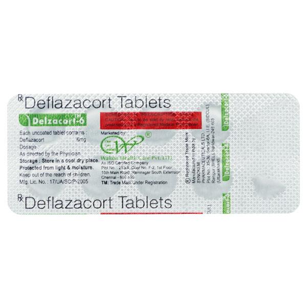 Buy DELZACORT 6 Tablet 10's Online at Upto 25% OFF | Netmeds