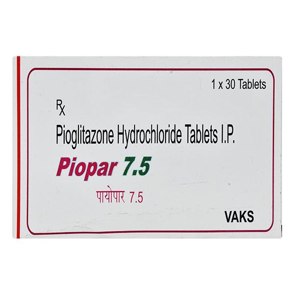 Piopar 7.5mg Tablet 30'S Price, Uses, Side effects, Substitutes | Netmeds