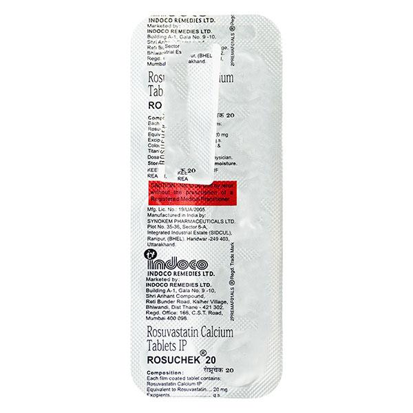 ROSUCHEK 20mg Tablet 10's