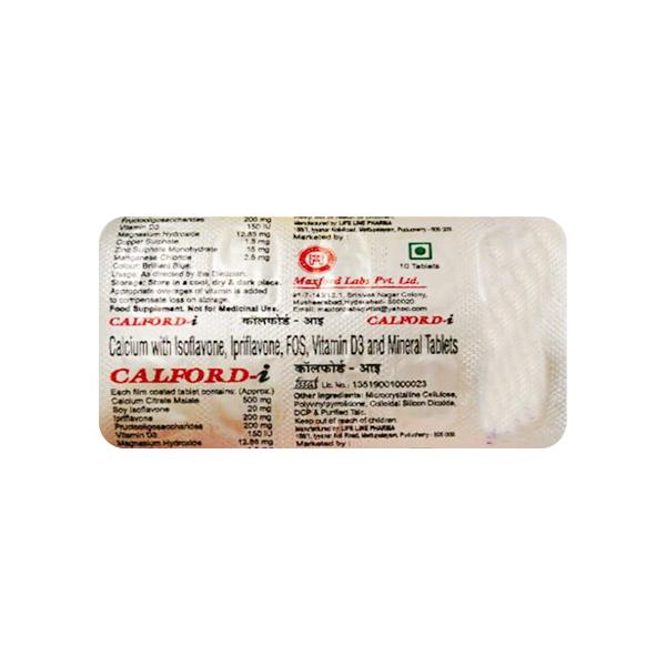 CALFORD I Tablet 10's Price, Uses, Side effects, Substitutes | Netmeds