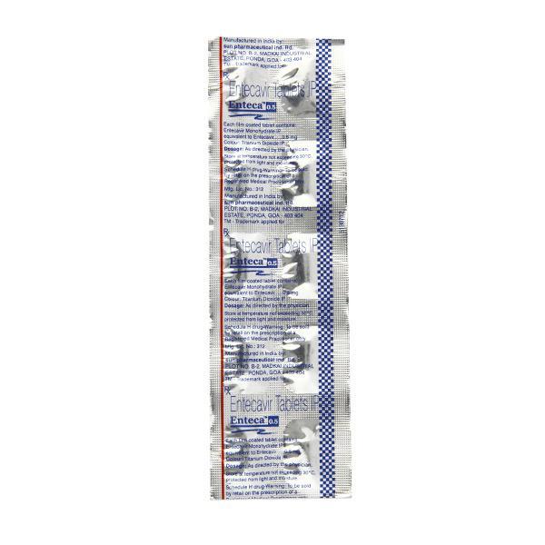 Enteca 0.5mg Tablet 10'S
