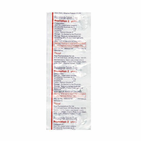 Prumotion 2mg Tablet 10'S