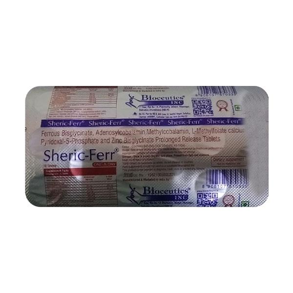SHERIC FERR Tablet 15's : Uses, Side Effects, Price | Netmeds