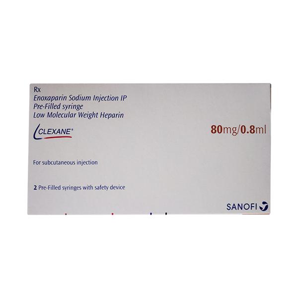 Clexane 80mg Injection(Pfs) 2X0.8ml Price, Uses, Side effects ...
