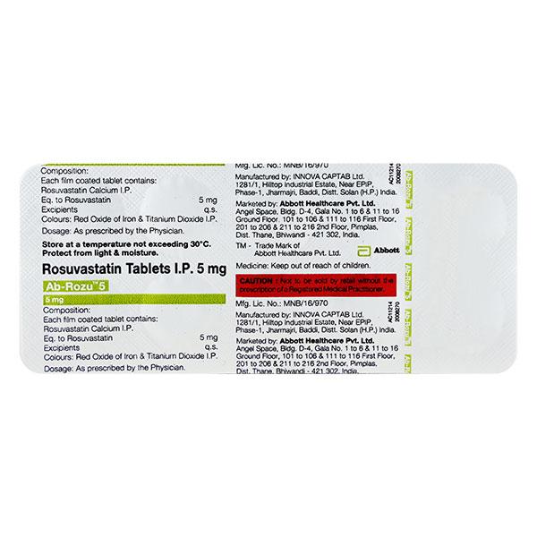 AB ROZU 5mg Tablet 10's