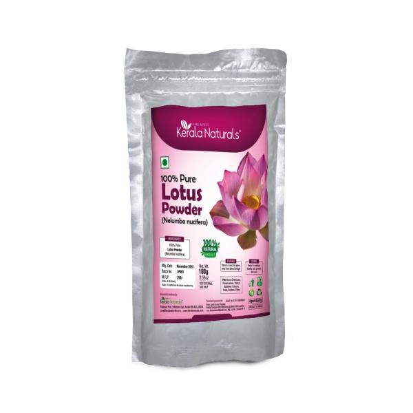 Kerala Naturals Lotus Powder (Pack of 2 x 100 gm)