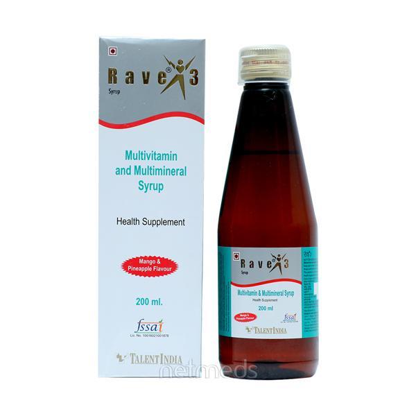 Rave 3 Syrup 200ml