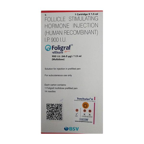 FOLIGRAF 900iu Prefilled Pen 1's Price, Uses, Side effects, Substitutes ...