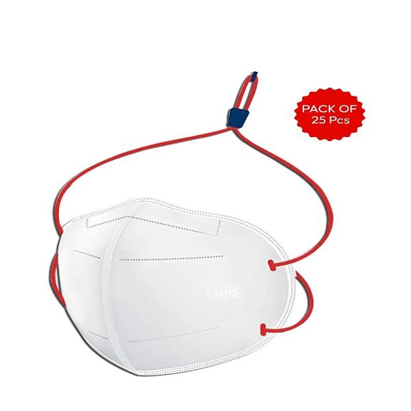 Status N95 Headloop Face Mask - White (Pack of 25) Online at Discounted ...