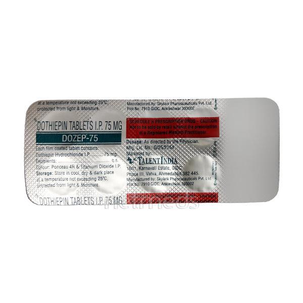 Dozep 75mg Tablet 10'S