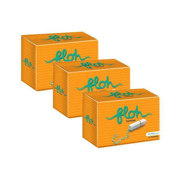 Floh Super-Combo Tampons (Pack of 3 X 10's)
