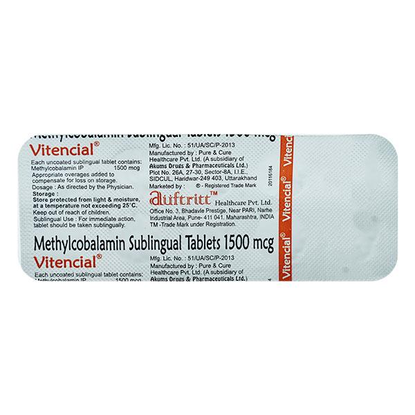 VITENCIAL Tablet 10's