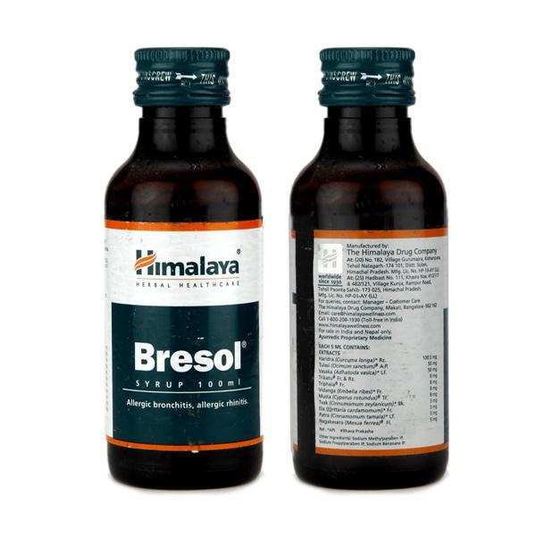 Buy Himalaya Bresol Syrup 100 ml Online at Discounted Price | Netmeds