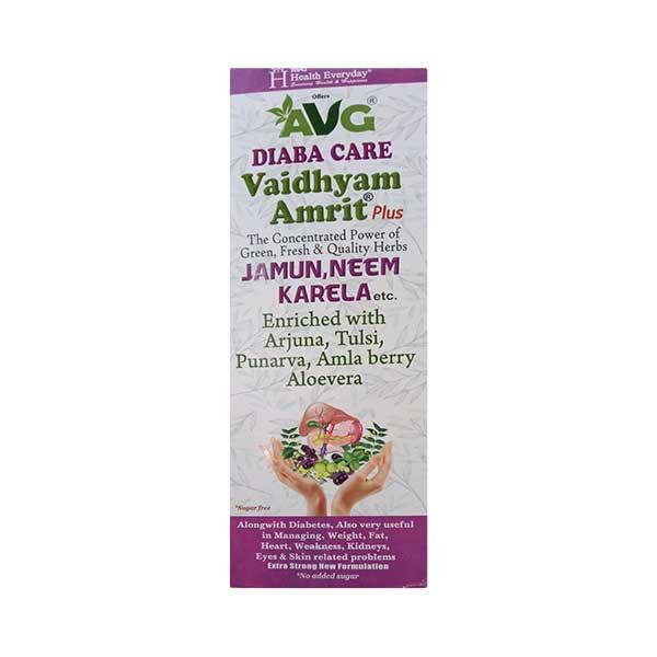 AVG Diaba Care Vaidyam Amrit Plus Juice 1000 ml