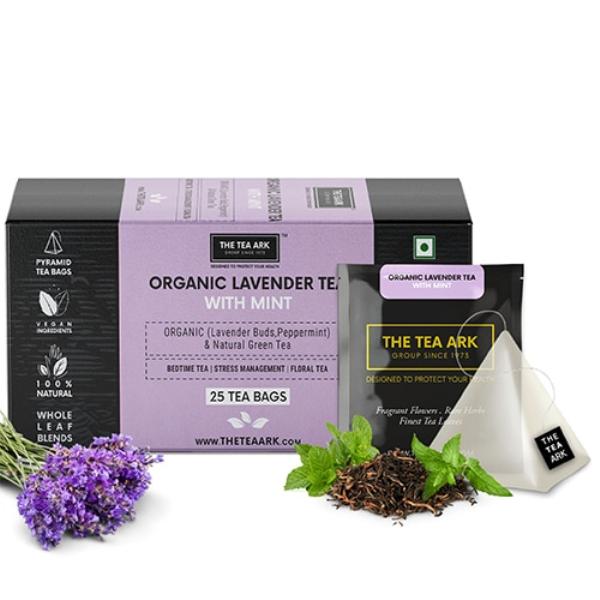 Buy The Tea Ark Organic Tea Bags- Lavender & Peppermint Tea, with ...