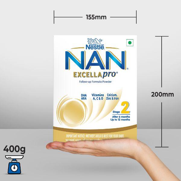 Buy Nestle Nan Excella Pro (6 Months+) Powder 400 gm (Refill
