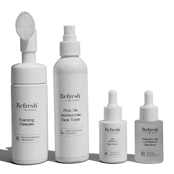 Refresh Skin Science Dry Skin Essentials Kit (Foaming Cleanser 150 ml ...