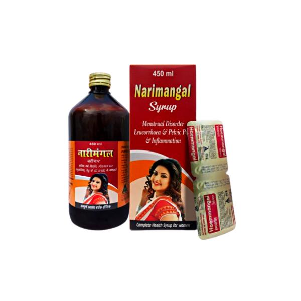 Agron Ayurveda Narimangal Syrup 450 ml