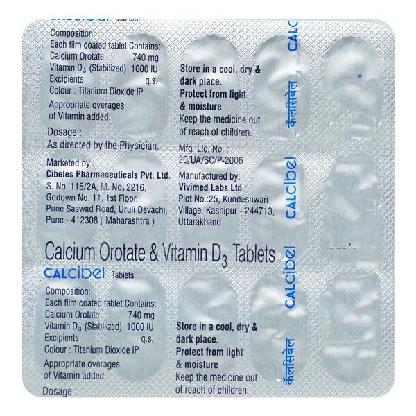 CALCIBEL Tablet 15's Price, Uses, Side effects, Substitutes | Netmeds