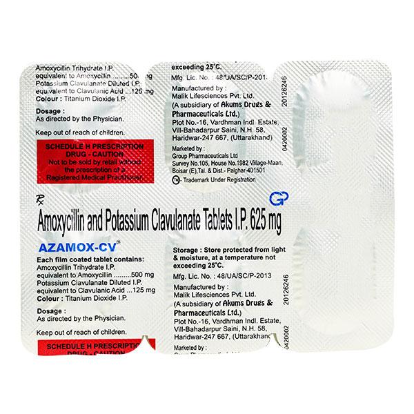 Azamox CV Tablet 6'S