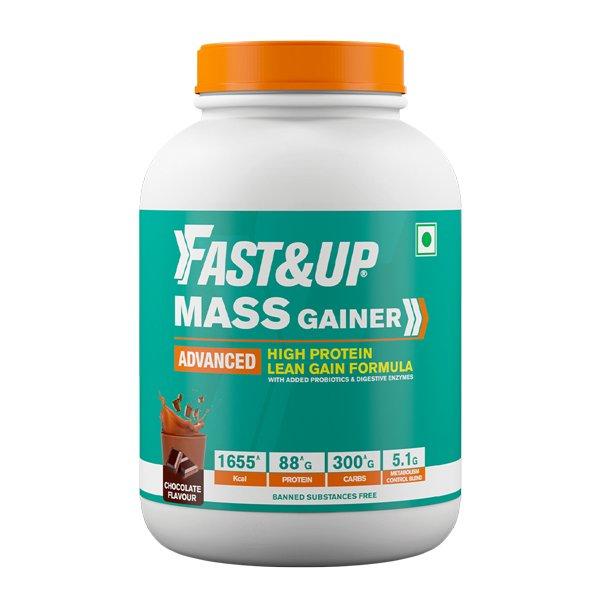 Fast&Up Mass Gainer Protein Powder - Chocolate Flavour 3000 gm Online ...