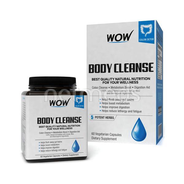 Wow Life Science Body Cleanse 60's online at best price-Digestives