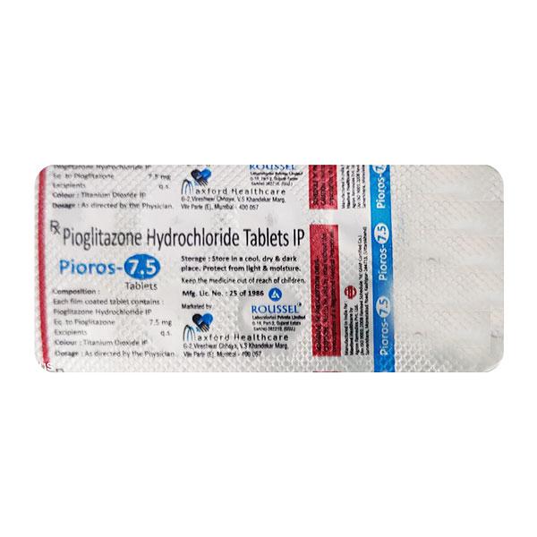 PIOROS 7.5 Tablet 10's