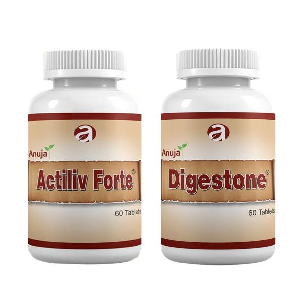 Anuja Actiliv Forte Tablet 60's & Anuja Digestone Tablet 60's (Combo ...