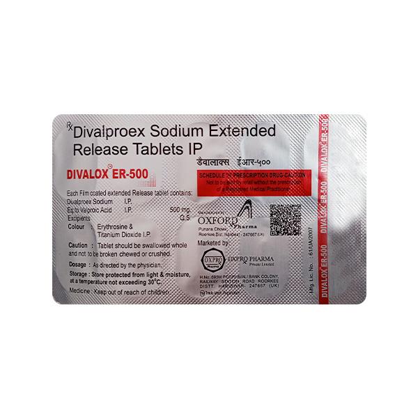 DIVALOX ER 500 Tablet 10's