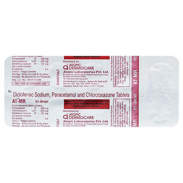 AT MR Tablet 10's Price, Uses, Side effects, Substitutes | Netmeds