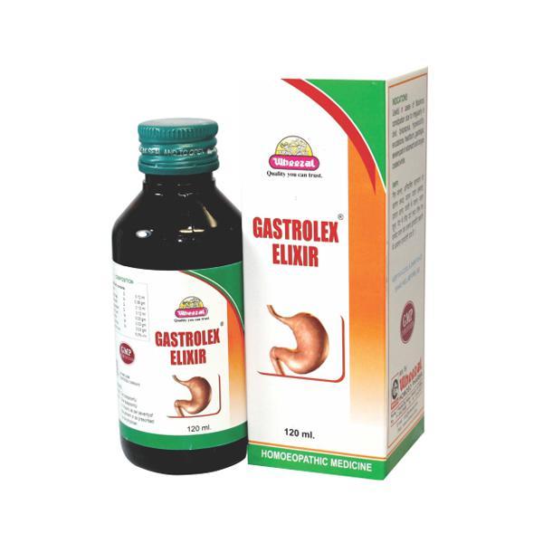 Buy Wheezal Gastrolex Elixir Syrup 120ML online at best price-Homeopathy