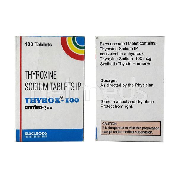 Thyrox 100mcg Tablet 100'S